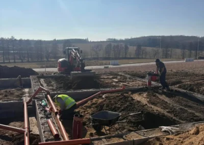 Základová deska Bystřice nad Pernštejnem
